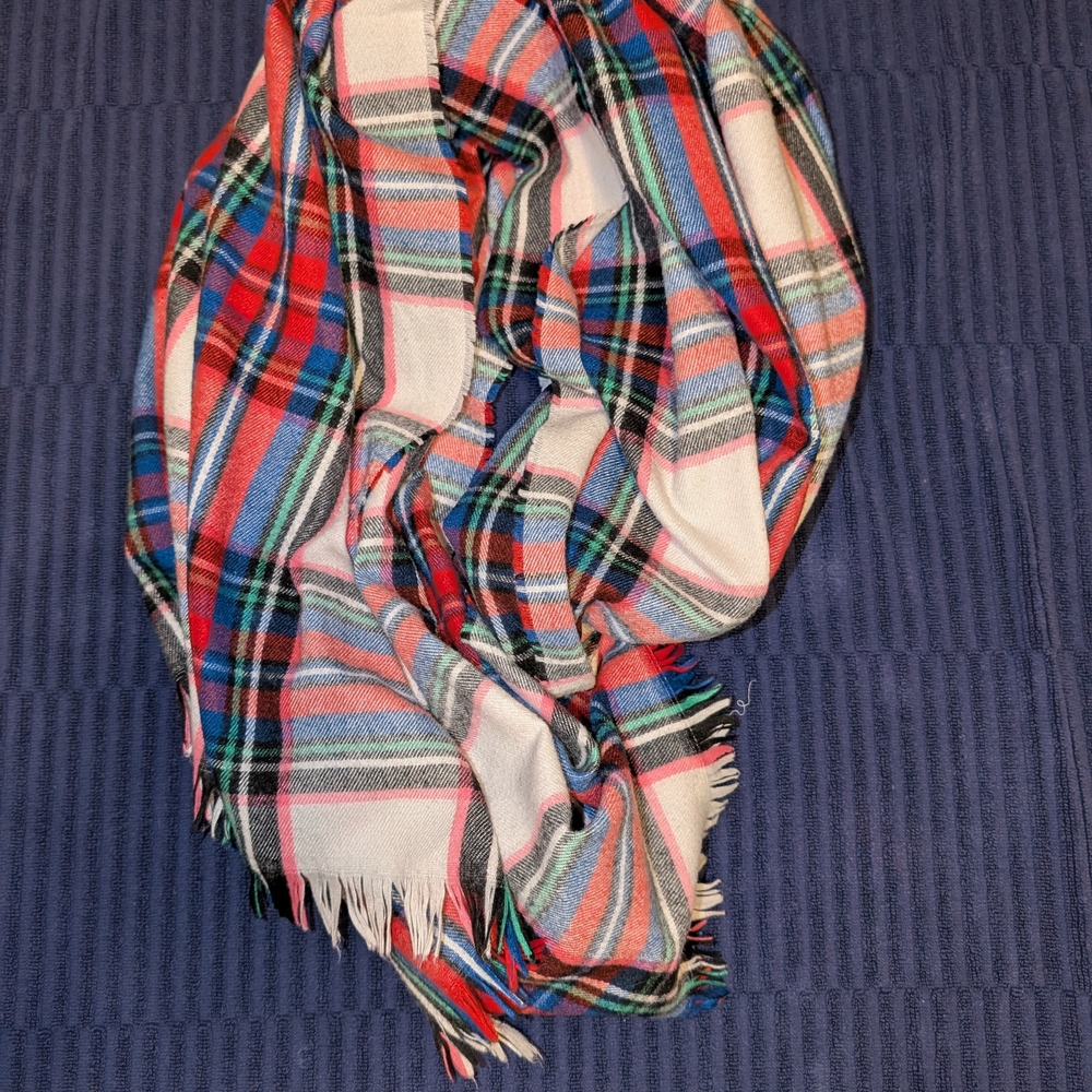 Plaid Multicolor Scarf